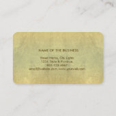 ウォーターカラーヨガ先生ホリスティックヴィンテージアート 名刺 (裏面)