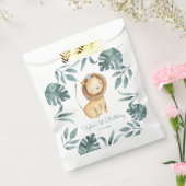 ウォーターカラーライオンプリンストロピカルサファリ誕生日 フェイバーバッグ (封をした状態)