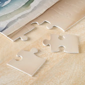 ウォーターカラーライトハウスとビーチ ジグソーパズル (側面)