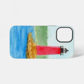 ウォーターカラーライトハウス iPhoneケース (裏面横)