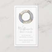 ウォーターカラーライフプレサーバビーチハウス 名刺 (正面)