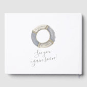 ウォーターカラーライブプレサーバビーチハウス ゲストブック (裏面)