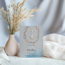 ウォーターカラーラビットピーター秋の招待状