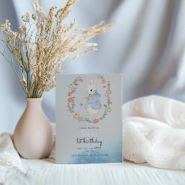 ウォーターカラーラビットピーター秋の招待状 招待状