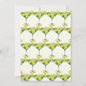 ウォーターカラーラブアットファーストスピリッツグリーン招待状 招待状 (裏面)