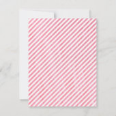 ウォーターカラーラブバレンタインパーティの招待状 招待状 (裏面)