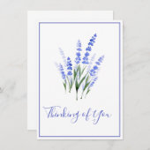 ウォーターカラーラベンダーブーケ (正面/裏面)