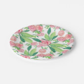 ウォーターカラーラローザウィムシー金ゴールド紙プレート ペーパープレート (アングル)