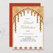 ウォーターカラーランプディワリパーティー シーズンカード (正面/裏面)