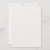 ウォーターカラーリトルバレリーナ誕生日 招待状 (裏面)