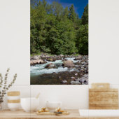 ウォーターカラーリバーラピッド ポスター (キッチン)