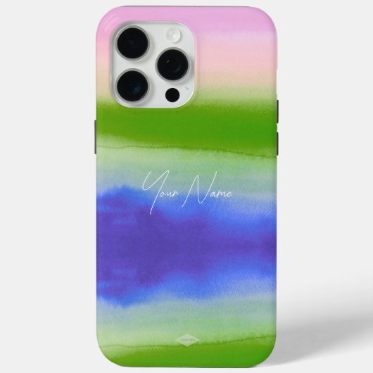 ウォーターカラールック携帯ケース Case-Mate iPhoneケース (裏面)