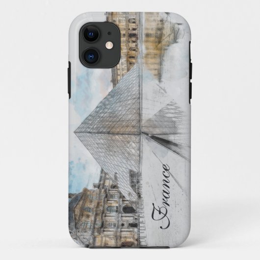 ウォーターカラールーブルiPhoneケース – パ芸術的リ Case-Mate iPhoneケース (裏面)