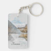 ウォーターカラールーヴルキーチェーン – パリトラベル土産 キーホルダー (裏面)