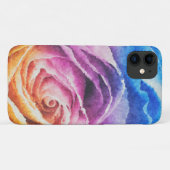 ウォーターカラーレインボーバラ Case-Mate iPhoneケース (裏面(横))
