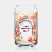 ウォーターカラーレインボーブリスパーティー ガラス缶 (正面)