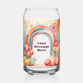 ウォーターカラーレインボーブリスパーティー ガラス缶 (裏面)