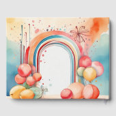 ウォーターカラーレインボーブリスパーティー ゲストブック (裏面)