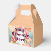 ウォーターカラーレインボーブリスパーティー フェイバーボックス (正面サイド)