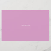 ウォーターカラーレインボーユニコーン誕生日サンキューカード (裏面)