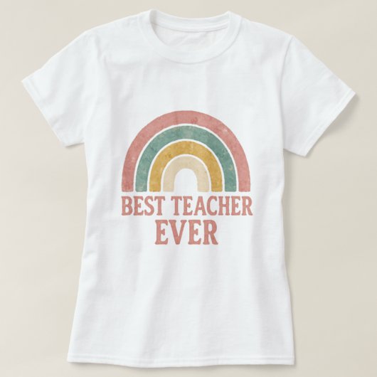 ウォーターカラーレインボー先生Tシャツ Tシャツ (デザイン正面)