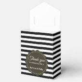 ウォーターカラーレッドペチュニアス白黒ストライプ フェイバーボックス (オープン)