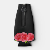 ウォーターカラーレッドローズダービーパーティー ボトルクーラー (裏面)