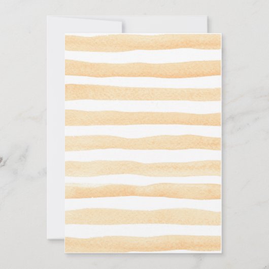 ウォーターカラーレモネードブライダルシャワーの招待 招待状 (裏面)