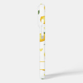 ウォーターカラーレモンとハートのモノグラム入り Case-Mate iPhoneケース (裏面 / 左)