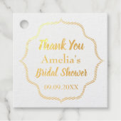 ウォーターカラーレモンズポジターノアマルフィタイルブライダル フェイバータグ (正面)