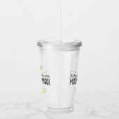 ウォーターカラーレモンズレモネードライフ引用文 アクリルタンブラー (右)