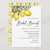ウォーターカラーレモンテーマブライダルブランチ 招待状 (正面/裏面)