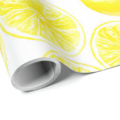 ウォーターカラーレモンデザイン ラッピングペーパー (ロールコーナー)