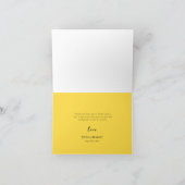 ウォーターカラーレモンブライダルシャワー サンキューカード (内部)