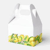 ウォーターカラーレモンブライダルシャワー フェイバーボックス (裏面サイド)