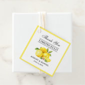 ウォーターカラーレモンリモンチェロ結婚スクエア フェイバータグ (インサイチュ)