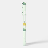 ウォーターカラーレモン名前をカスタムする Case-Mate iPhoneケース (裏面 / 左)