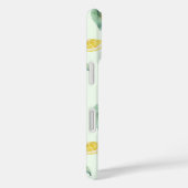 ウォーターカラーレモン名前をカスタムする Case-Mate iPhoneケース (裏面 / 右)