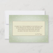 ウォーターカラーレモン植物学サンキューカード サンキューカード (裏面)