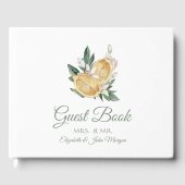 ウォーターカラーレモン植物性水玉模様 ゲストブック (正面)