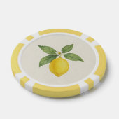 ウォーターカラーレモン誕生日 ポーカーチップ (シングル)