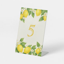 ウォーターカラーレモン誕生日 台座サイン