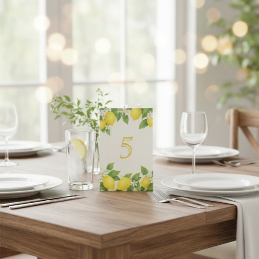 ウォーターカラーレモン誕生日 台座サイン