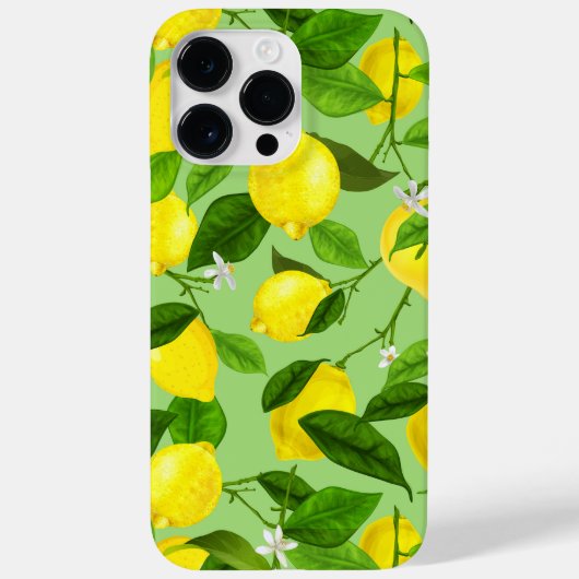 ウォーターカラーレモン3 Case-Mate iPhoneケース (裏面)