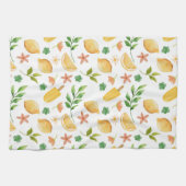 ウォーターカラーレモン&ポプシクル キッチンタオル (横)