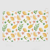 ウォーターカラーレモン&ポプシクル ゴルフタオル (横)