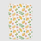 ウォーターカラーレモン&ポプシクル ゴルフタオル (正面)