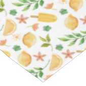 ウォーターカラーレモン&ポプシクル テーブルクロス (アングル)