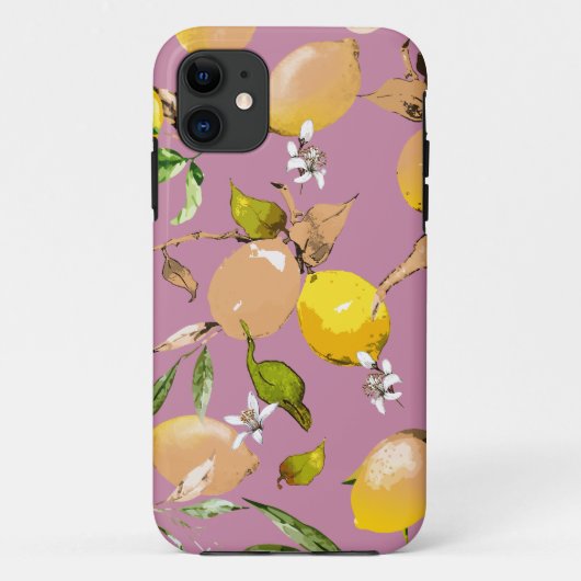 ウォーターカラーレモン 24 Case-Mate iPhoneケース (裏面)