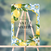 ウォーターカラーレ地中海のモンズスイーツ16パーティー アクリルサイン (ニュートラル)